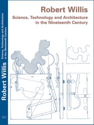 New book - Robert Willis - Science, Technology and Architecture in the Nineteenth Century